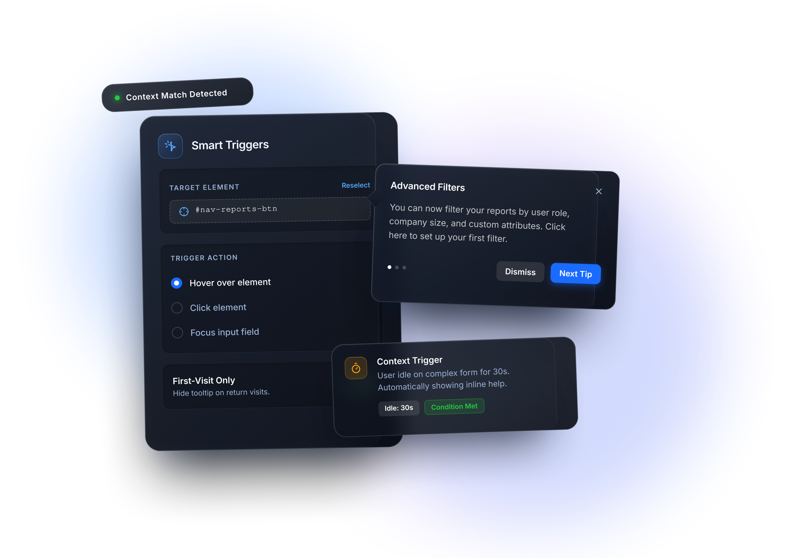 Guidez tooltip triggers